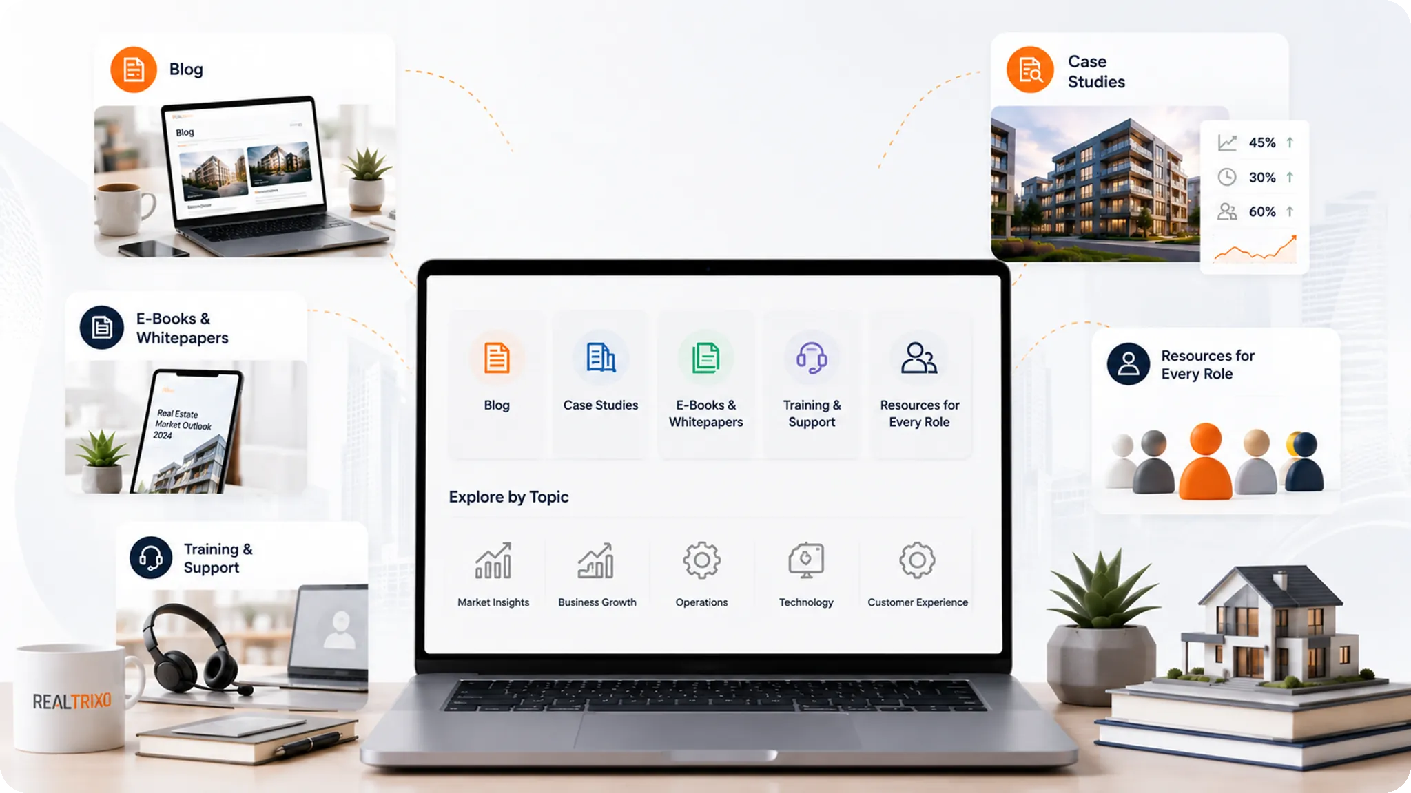 Up-To-Date Resource Library To Elevate Your Real Estate Hub